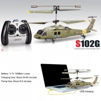 Вертолет Syma s102g mini Black Hawk радио управление