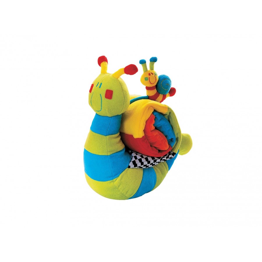 Мягкая игрушка улитка с погремушкой 0+  Baby-Walz (119210)